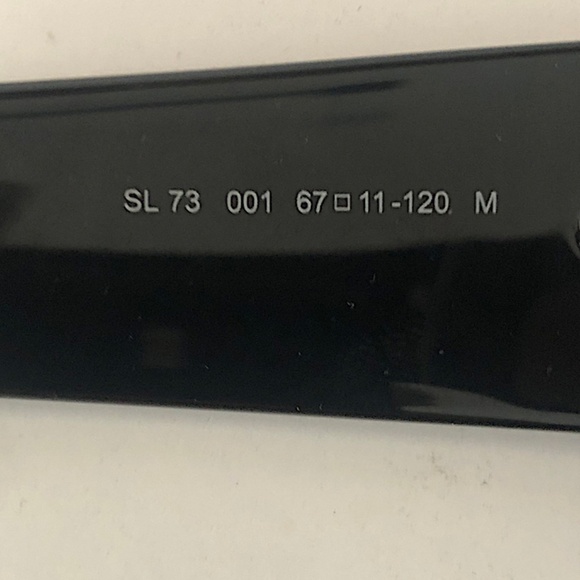 SAINT LAURENT SL73 OVERSIZED BLACK SUNGLASSES main image 7